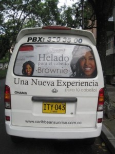 Helado para el cabello