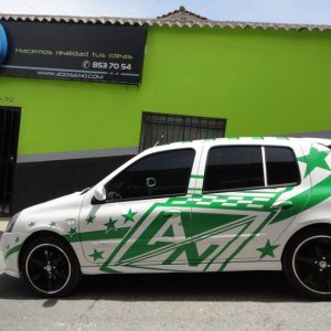 se hace decoracion vehicualar adhesivo vehicular, cobertura a todo el pais