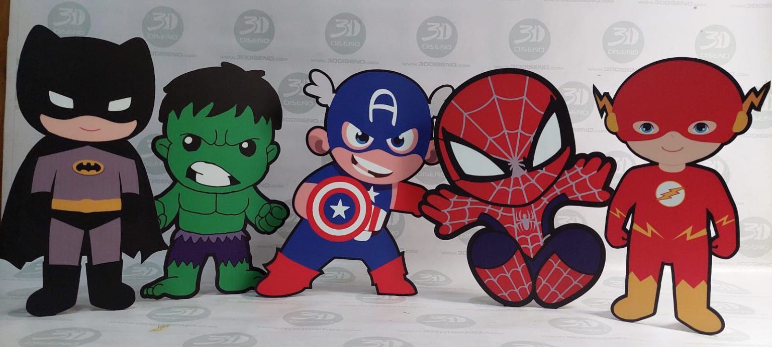 super heroes - 3D Diseño