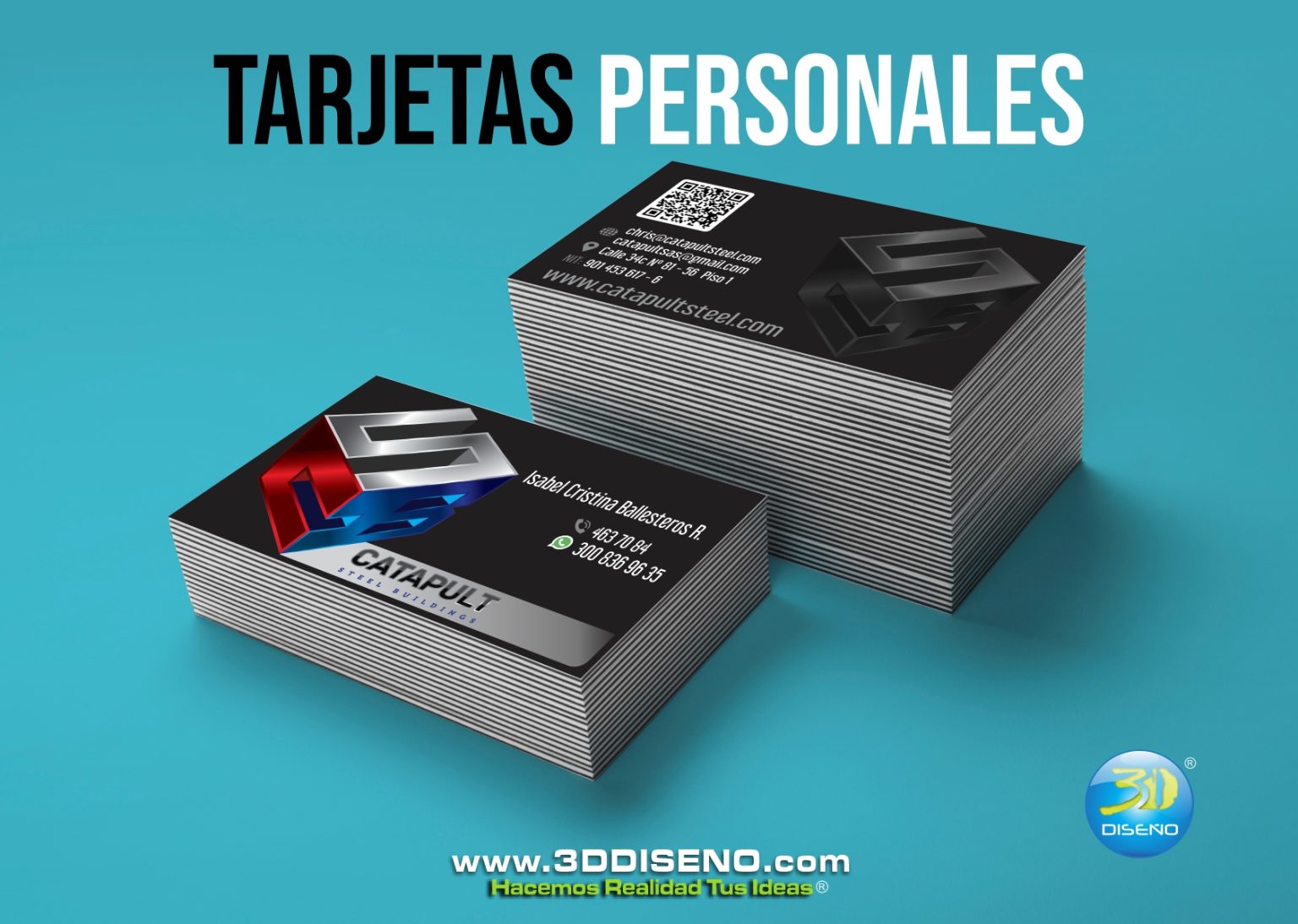 tarjetas-personales-2 - 3D Diseño