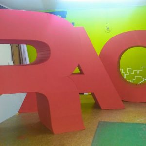 letras gigantes en cartón personalizadas con envio a todo el pais