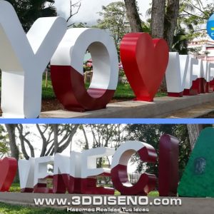 Letras gigantes Venecia Antioquia