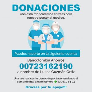 donaciones-para-fabricar-caretas-para-ayudar-al-personal-medico-en-antioquia