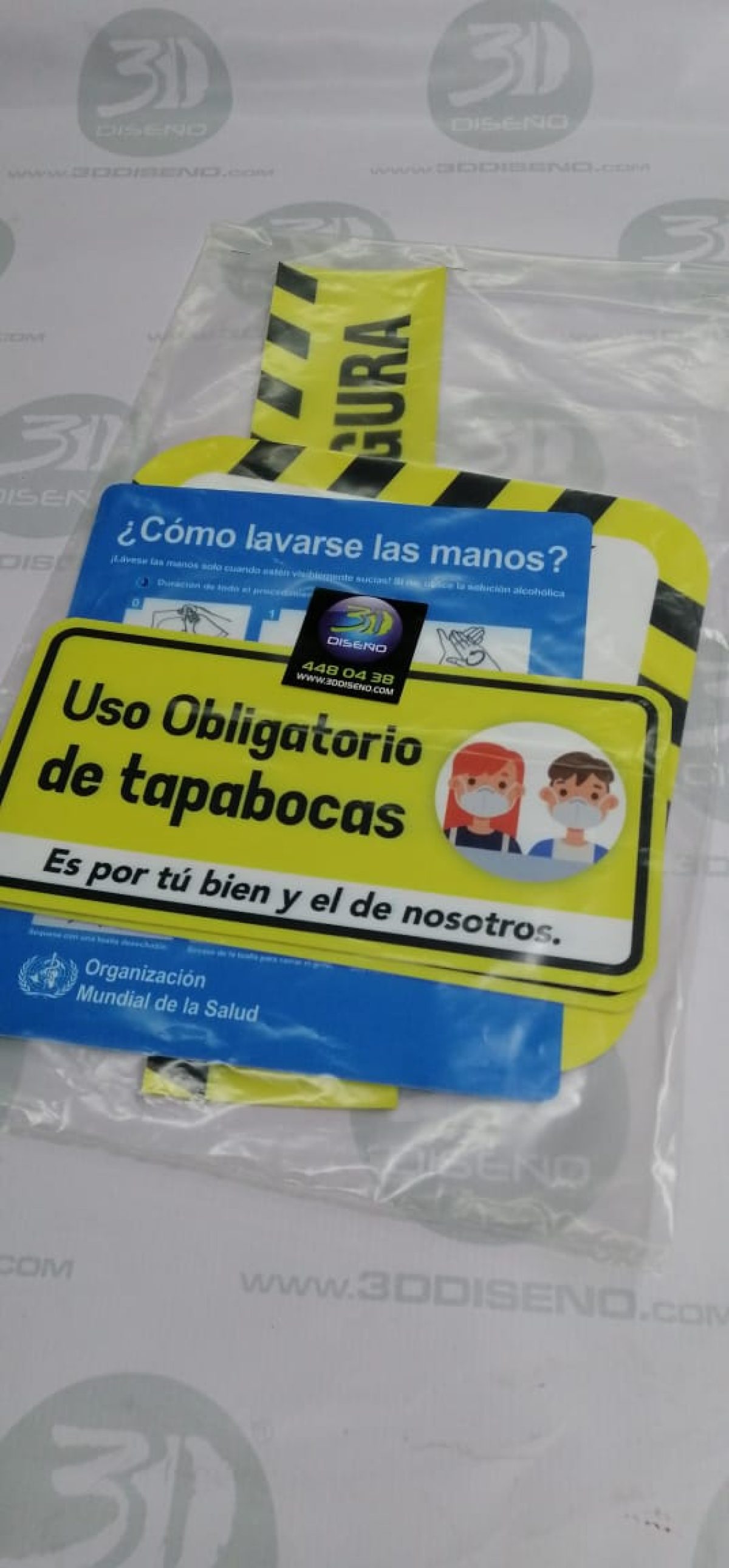 kit señalización protocolo de bioseguridad