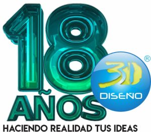 3D Diseño 18 años