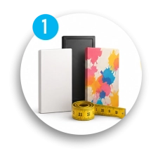 Icono cuadros decorativos paso 1 para hacer tu pedido