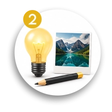 Icono cuadros decorativos paso 2 para hacer tu pedido