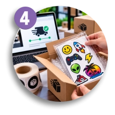 Paso 4 para enviar a hacer stickers en 3d diseño medellin